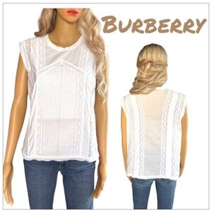 BURBERRY ✨ LUX Lace Sleeveless Top